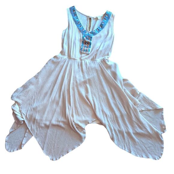 🛍️ Miami Cotton Flowy Dress with Detail - Picture 1 of 4